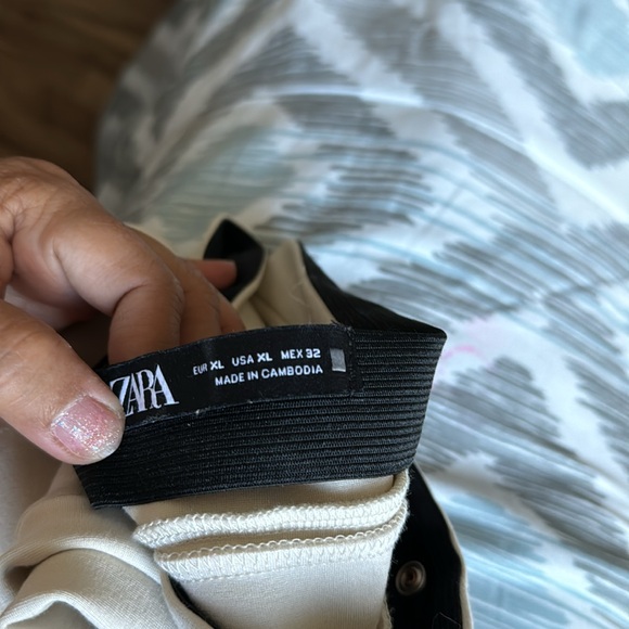 Zara Beige Soft Skinny Pant for Women sz XL (32) - Picture 7 of 7